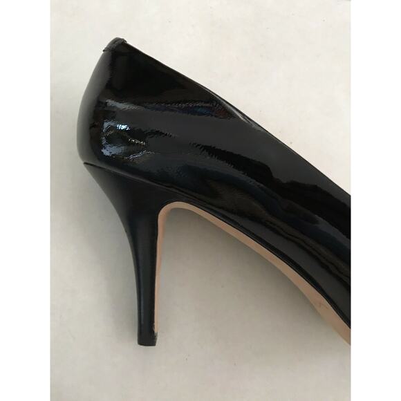 Via Spiga Patent Leather Open Toe Platform Heels - Picture 7 of 12